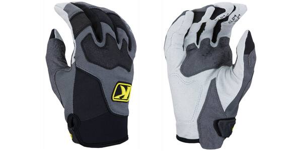CLARINO suede with KLIM Dakar Enduro Gloves for Hot Weather Adventure Touring