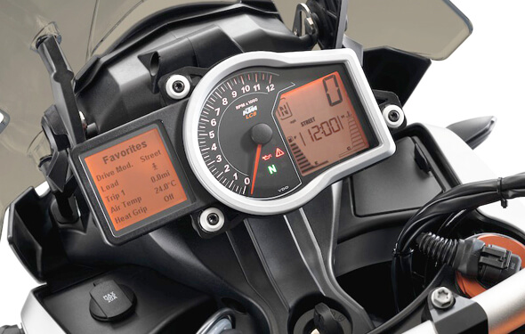 KTM 1190 Adventure R 2015 Motorcycle Instrumentation