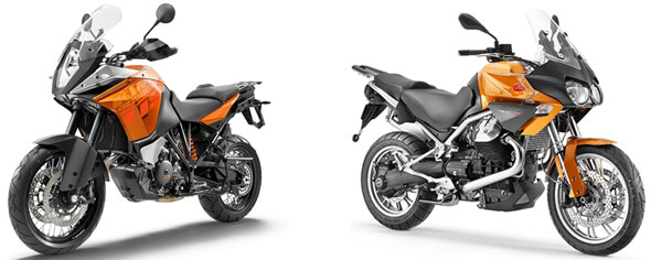 KTM 1190 Adventure 2015 VS MotoGuzzi STELVIO 1200 ABS 2015