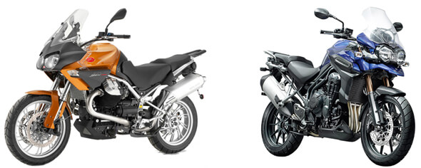 TRIUMPH Tiger 1200 Explorer 2015 VS MotoGuzzi STELVIO 1200 ABS 2015