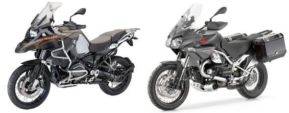 BMW R1200GS Adventure 2015 VS MotoGuzzi STELVIO 1200 NTX 2015