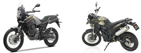 YAMAHA XT660Z Tenere ABS 2014 VS BMW F800 GS 2014