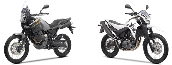 YAMAHA XT660Z Tenere ABS 2014 VS YAMAHA XT660R 2014 Comparison