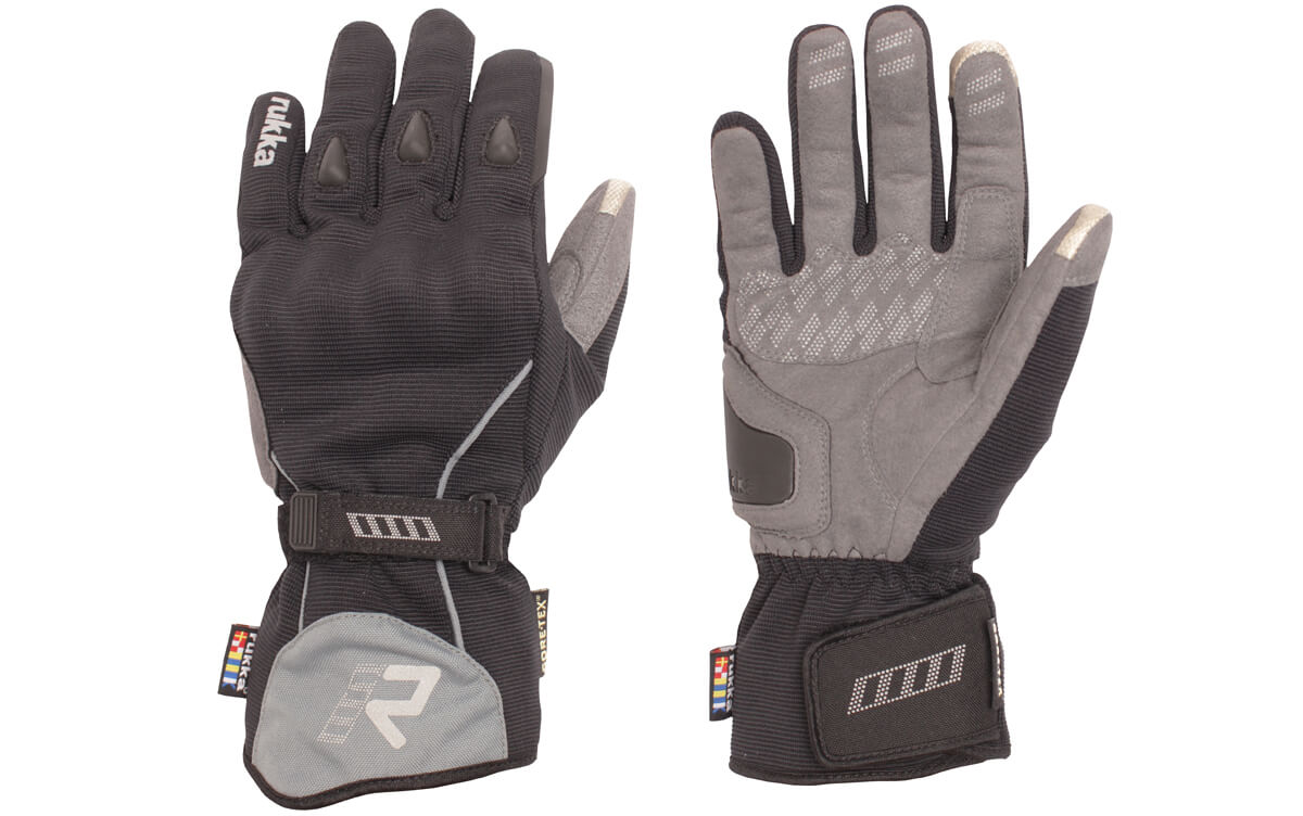 RUKKA Virium Gore-Tex® Motorcycle Gloves in Gray