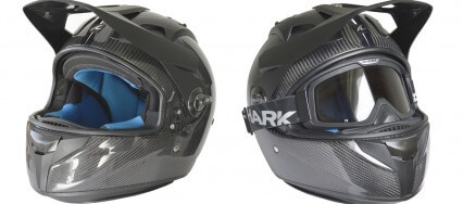 SHARK Explorer R Carbon Offroad Helmet with Goggles