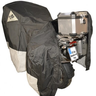 Dowco GUARDIAN Weather All Plus EZ Zip Motorcycle Cover & Storage Tarp with Zipper