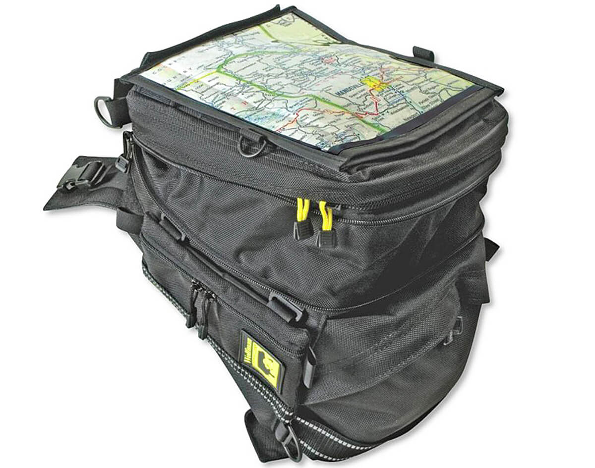 Wolfman RAINIER motorcycle tank bag dual sport soft luggage