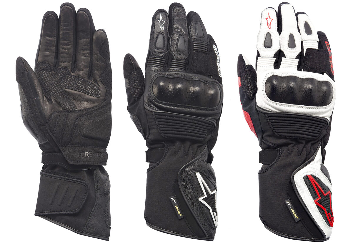 Alpinestars GTS X-Trafit motorcycle gloves with long cuffs 2 colors