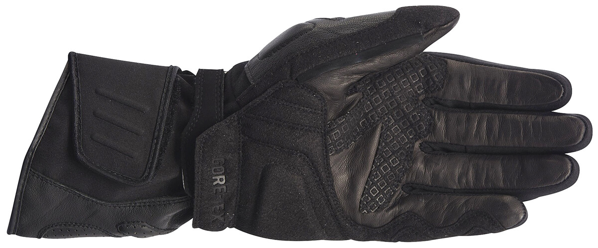 Alpinestars GTS X-Trafit motorcycle gloves with long cuffs palms